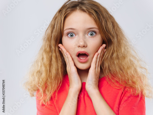surprised young woman