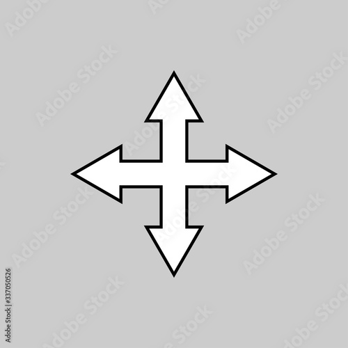 Free Download Move icon vector - GFXLoad