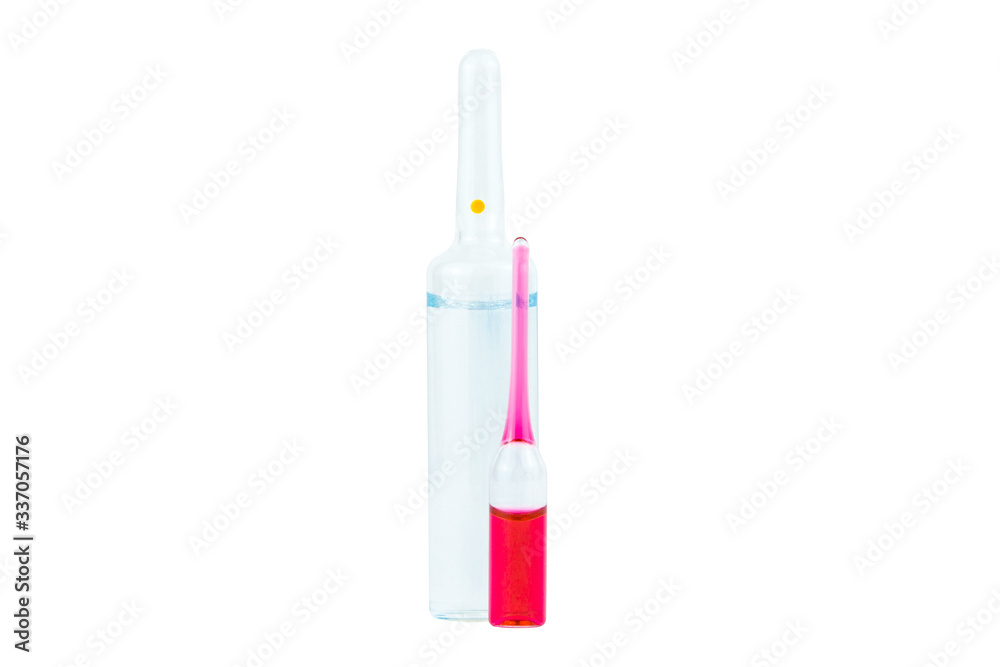 Test tubes on a blue background Test tubes on a blue background