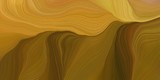 vibrant background graphic with modern curvy waves background illustration with brown, saddle brown and peru color