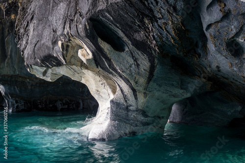 marble chapels natural monument, chilean patagonia, lake general carrera (chelenko), chile	
 photo