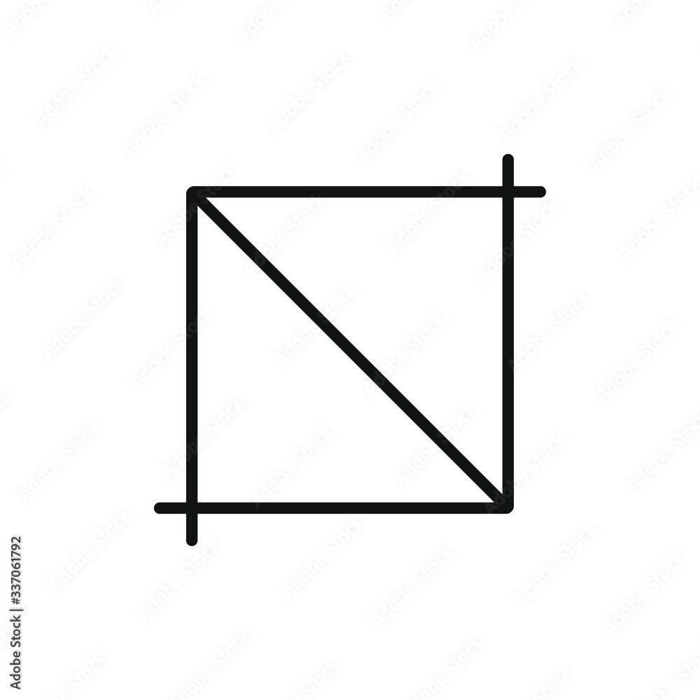 editing icon,crop tools icon  