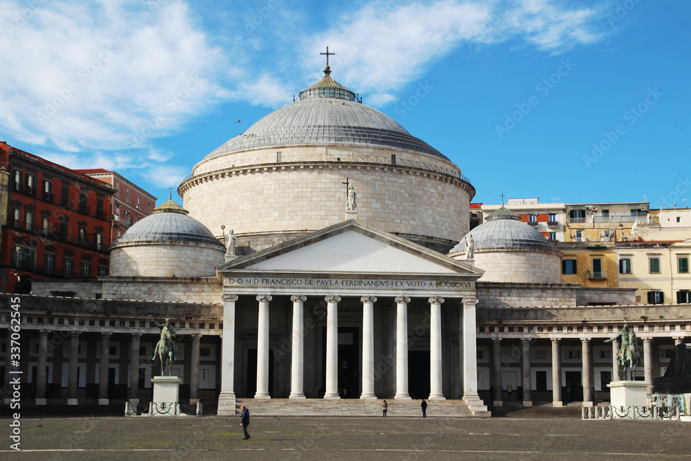 The church of San Francesco di Paola, Naples, Italy	