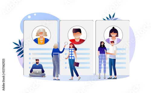Recruitment and headhunting agency, employment service