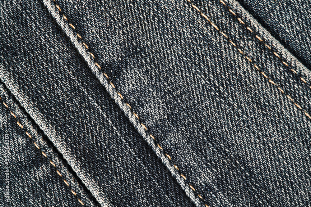 Jeans natural clean background macro photo, dark pattern texture, design for background with copy space for text Jeans natural clean background macro photo, dark pattern texture, design for background with copy space for text