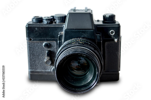 old SLR film camera