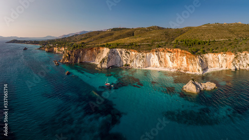 White rocks beach - Kefalonia,Greece