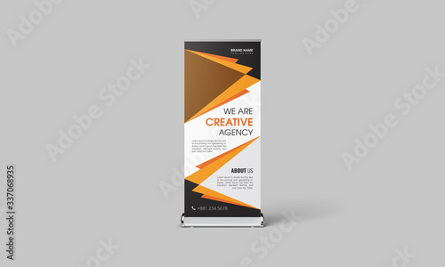 Creative Roll Up Banner Design