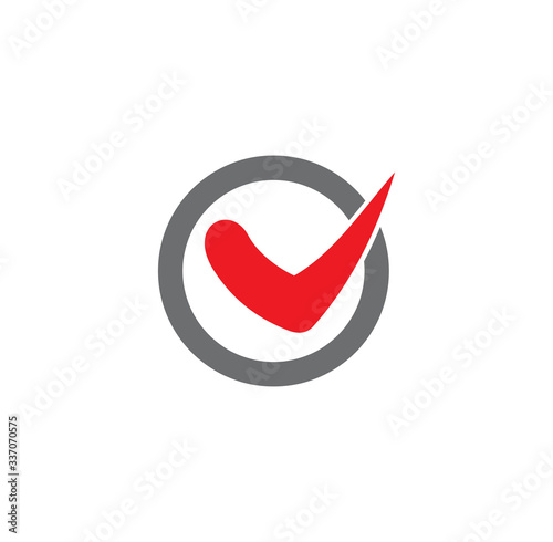 Check box icon on background for graphic and web design. Creative illustration concept symbol for web or mobile app
