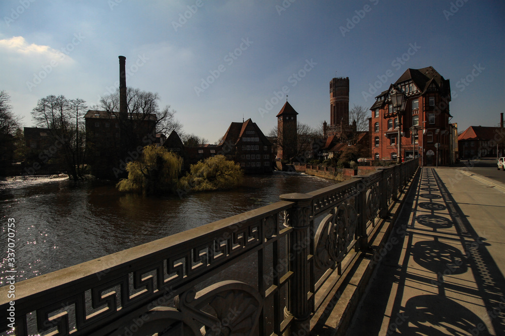 Lüneburg; Blick zur Ratsmühle