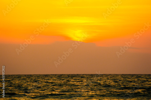 Beautiful Sunset Clearwater Tampa Florida Beach