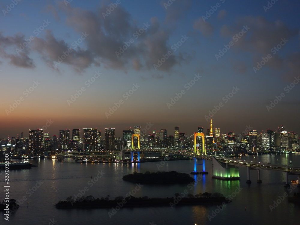 Fototapeta premium Skyline Tokyo