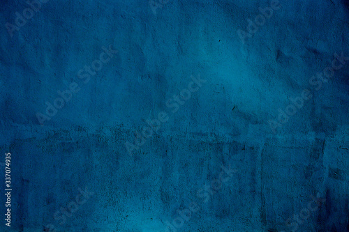 Washed blue paper background. Texture of washed blue paper. Blurred blue paper