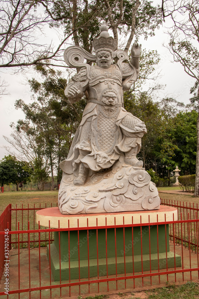 Buddhist Temple Chen Tien, Foz do Iguaçu, Parana State, Brazil Buddhist Temple Chen Tien, Foz do Iguaçu, Parana State, Brazil
