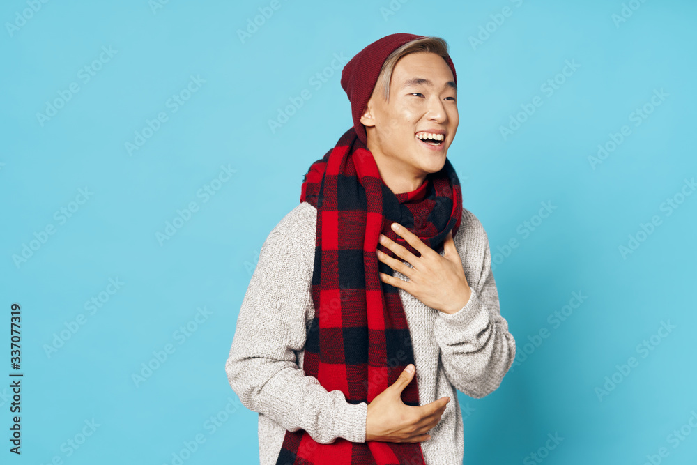 Fototapeta premium portrait of a handsome young man
