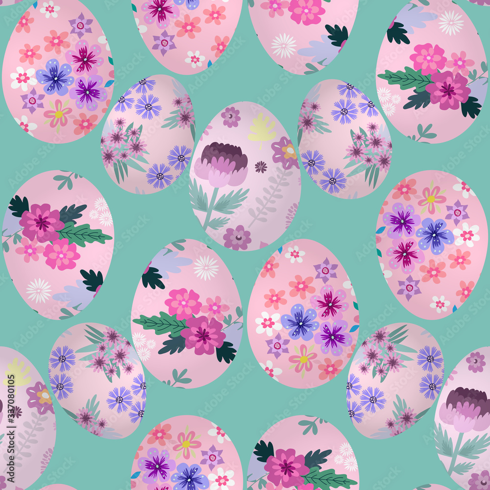 Fototapeta premium Easter patternt 19
