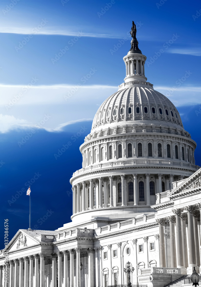 Obraz premium Washington DC, US Capitol Building