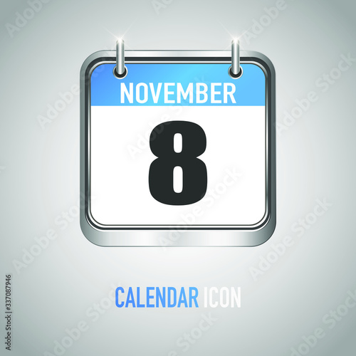 Beautiful square calendar. Date, day, month. Vector illustration background for reminder, app, UI, event, holiday, office document, icon, logo. isolated flat object and symbol. year collection