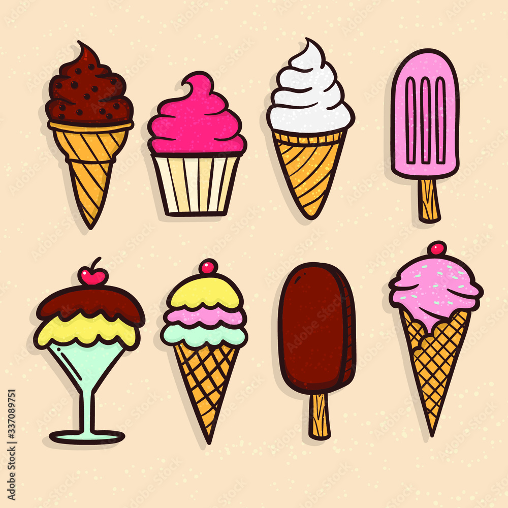 cream, cupcake, ice, cake, food cream, cupcake, ice, cake, food