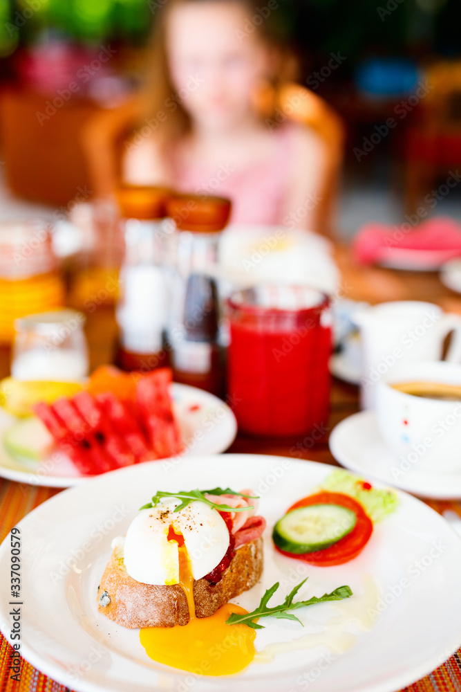 Fototapeta premium Breakfast with eggs