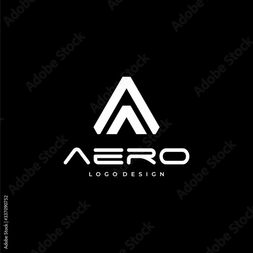 Clean and creative logo design of aviation industry with clear background - EPS10 - Vector. photo
