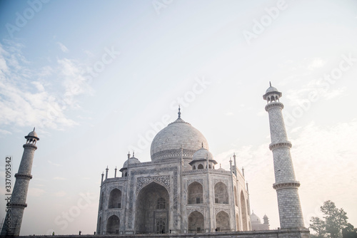 sunrise over the Taj Mahal 