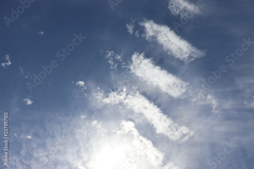 blue sky with clouds
