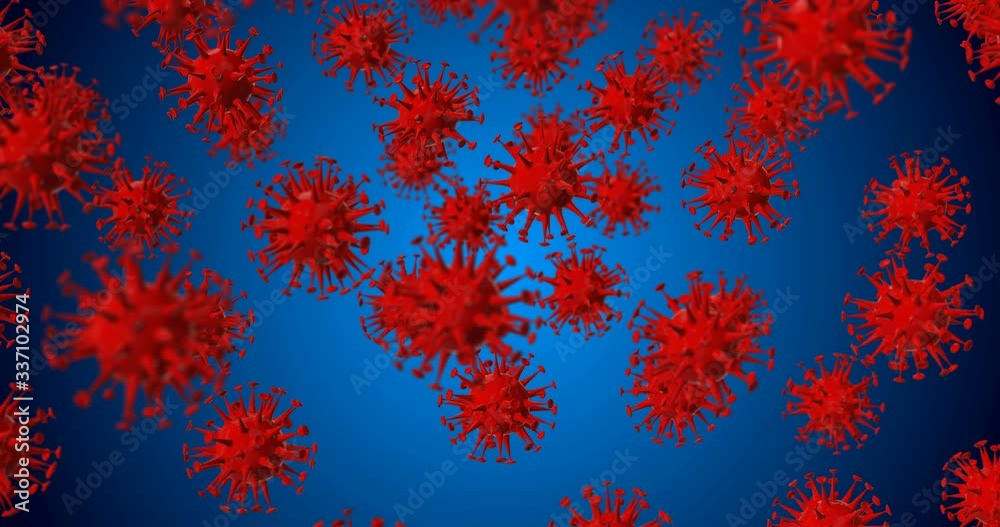 red covid falling slow motion red covid falling slow motion