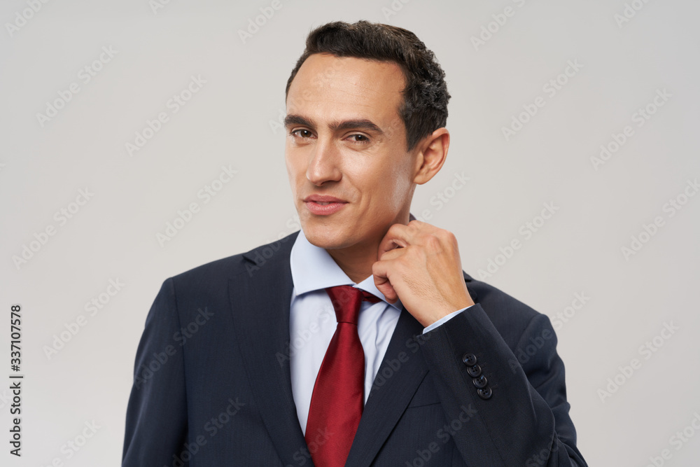 portrait of a handsome businessman