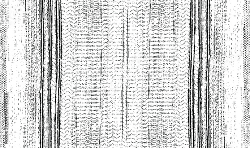 Worn down wallpaper pattern design. Broken plaster and grunge damask effect. Distressed overlay texture design. Vector illustration. Eps10.