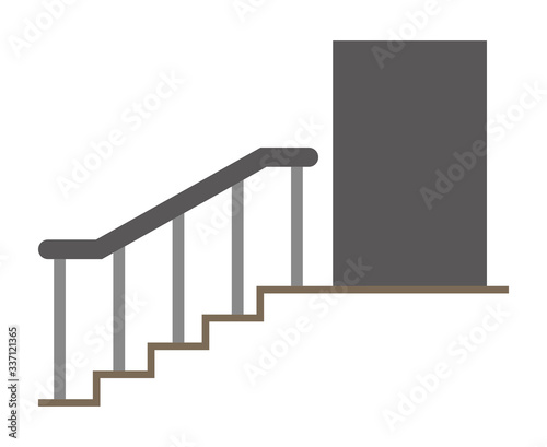 階段と入口