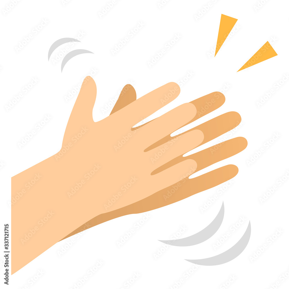 Obraz premium 拍手