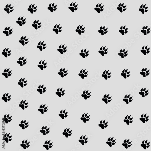 Animal footprint Pattern Vector Set