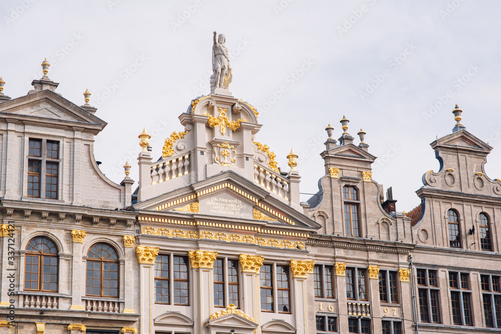 The main square of Brussels, Belgium, UNESCO World Heritage Site