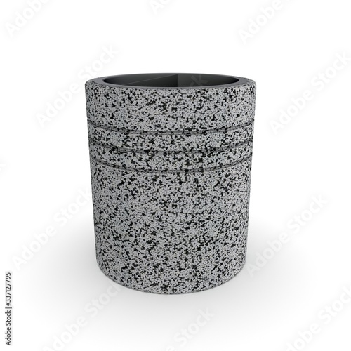 3d model urn Gamburg marble crumb photo