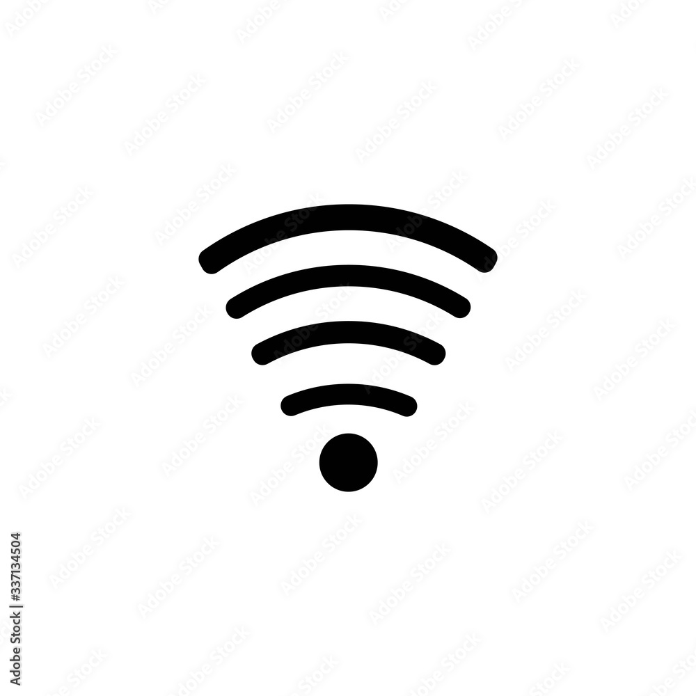 wifi illustration logo free vector wifi illustration logo free vector