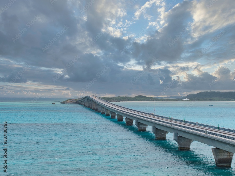 Irabu Bridge, Miyako Island, Okinawa Japan