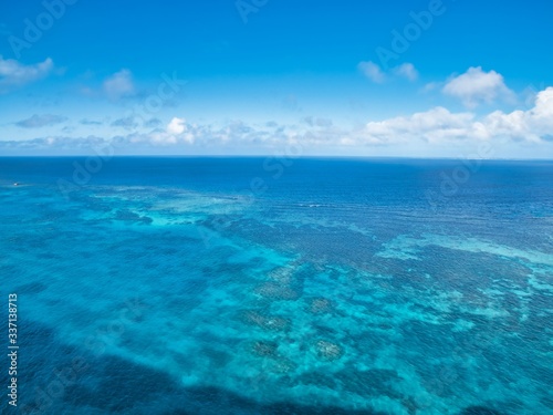 Beautiful seascape of miyako island Okinawa Japan