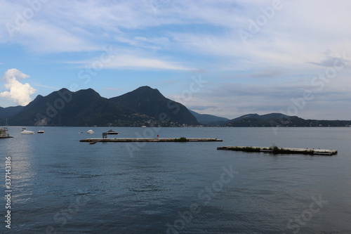 Italie - Piémont - Verbania - vue sur le Lac Majeur