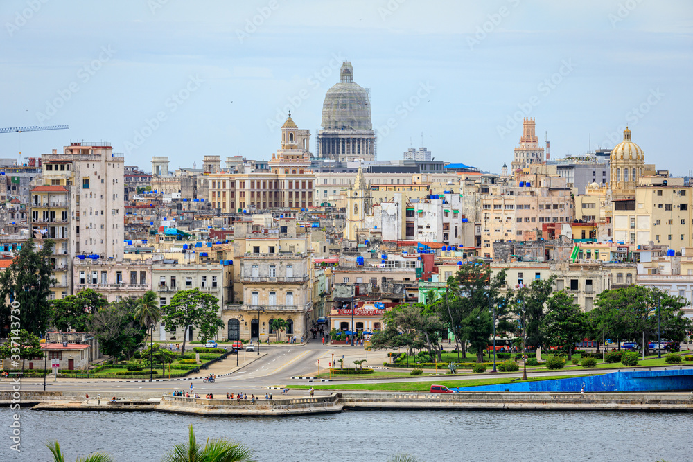 Havana Cuba downtown skyline.