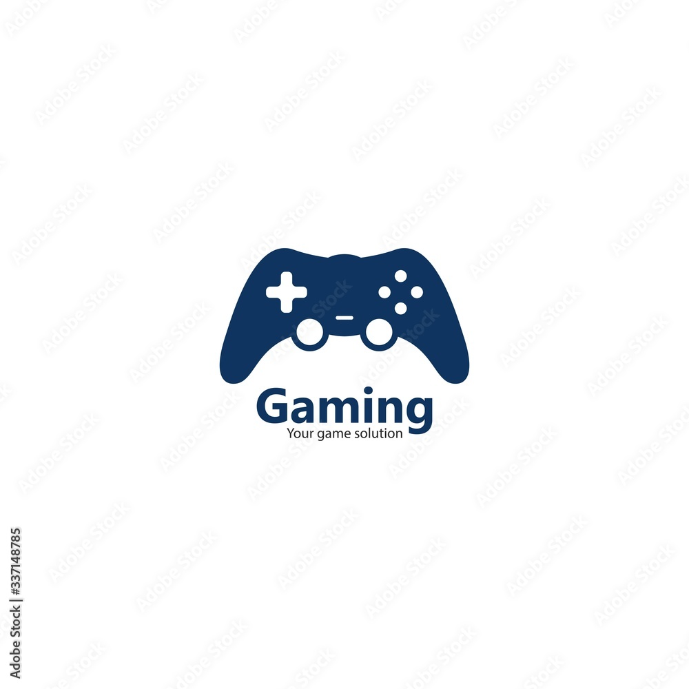 joystick logo for gaming vector icon illustration