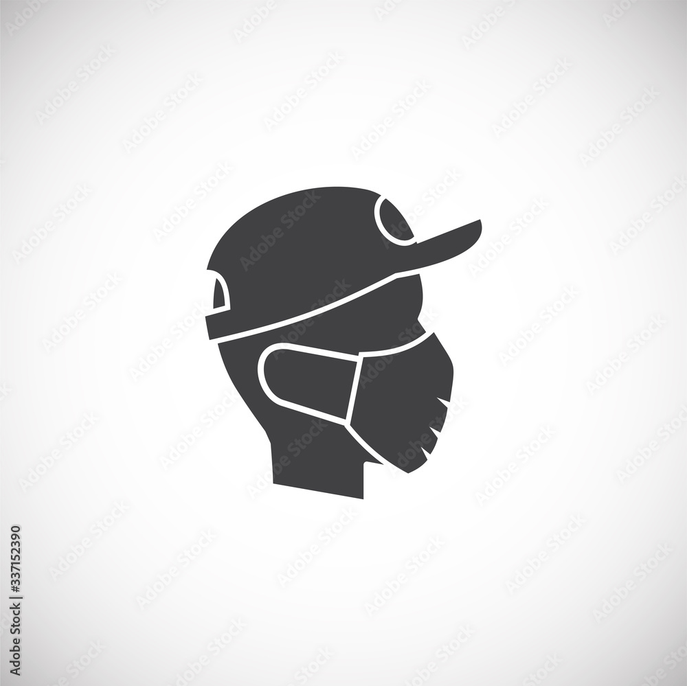 Contactless delivery related icon on background for graphic and web design. Creative illustration concept symbol for web or mobile app Contactless delivery related icon on background for graphic and web design. Creative illustration concept symbol for web or mobile app