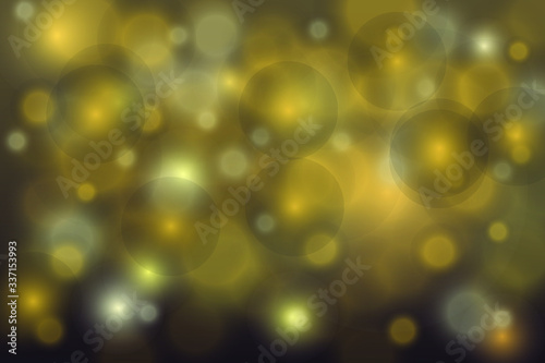 Gold abstract bokeh background color editable vector illustration