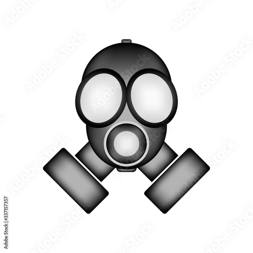 Gas mask icon. © konstan