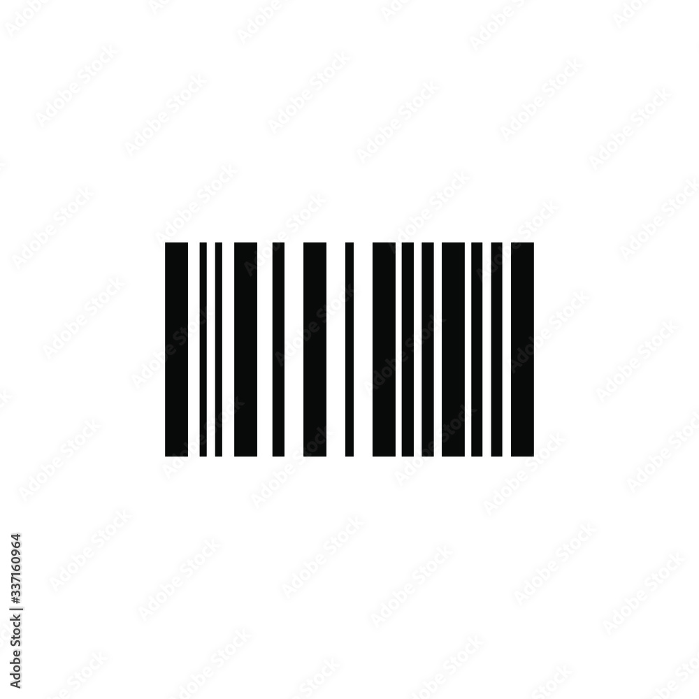 Best Barcode Icon Design , Logo template Emblem Isolated Illustration , Scanning Digital Sale Retail Company , Outline Solid Background White