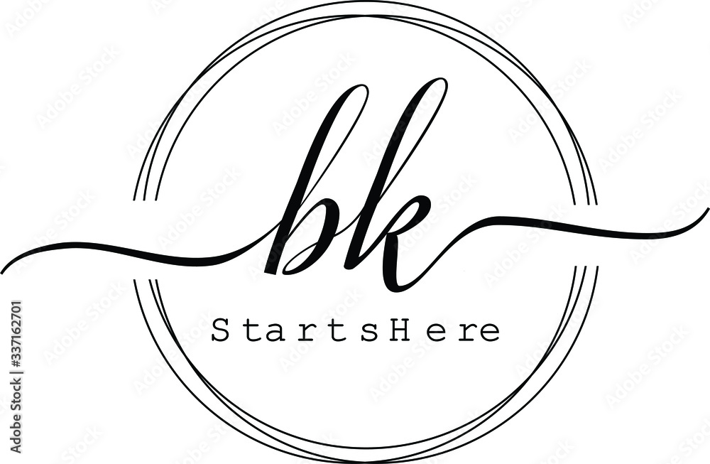 Obraz premium A hand-drawn vector logo