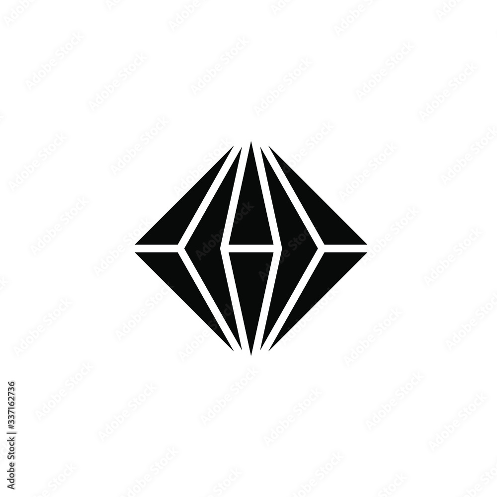 Diamond Icon Best Vector Emblem Isolated Illustration , Gold Luxury Woman Fashion , Outline Solid Background White Diamond Icon Best Vector Emblem Isolated Illustration , Gold Luxury Woman Fashion , Outline Solid Background White