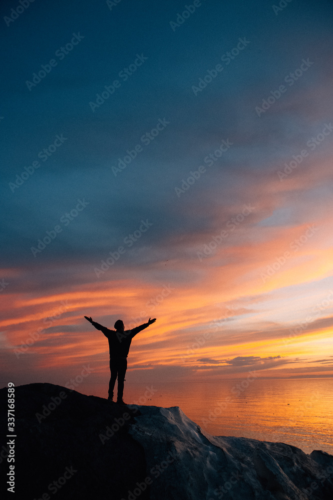 Sunset Baikal