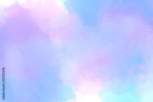 Delicate pastel watercolor background of purple-blue-blue color, Smooth transitions of colors. For the design of invitations, cards, banners.
