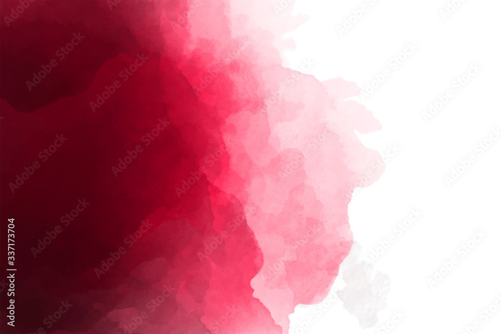 Dark burgundy, wine color watercolor background. Dark red luxury background.